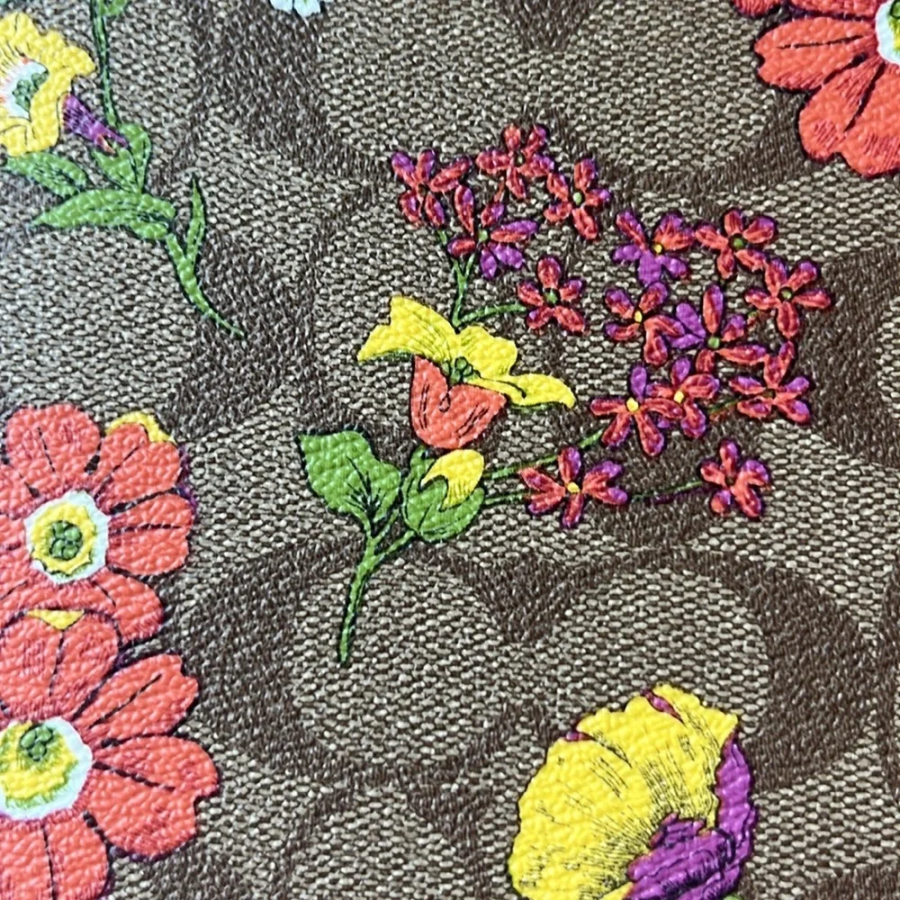💐 COACH NOTEBOOK IN SIGNATURE CANVAS WITH FLORAL PRINT   💐 NWOT 💐